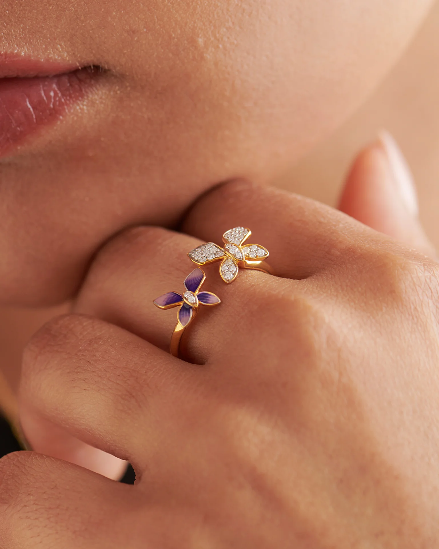 Fluttering Butterfly Ring - Image 2