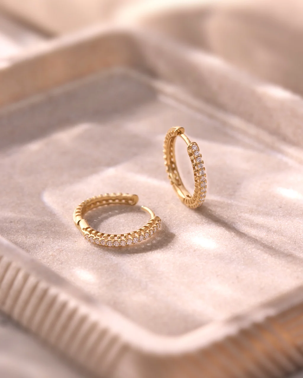 Forever Shine Diamond Earrings - Image 5