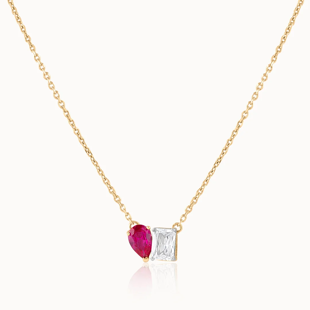 Gem Duo Necklace - Image 3