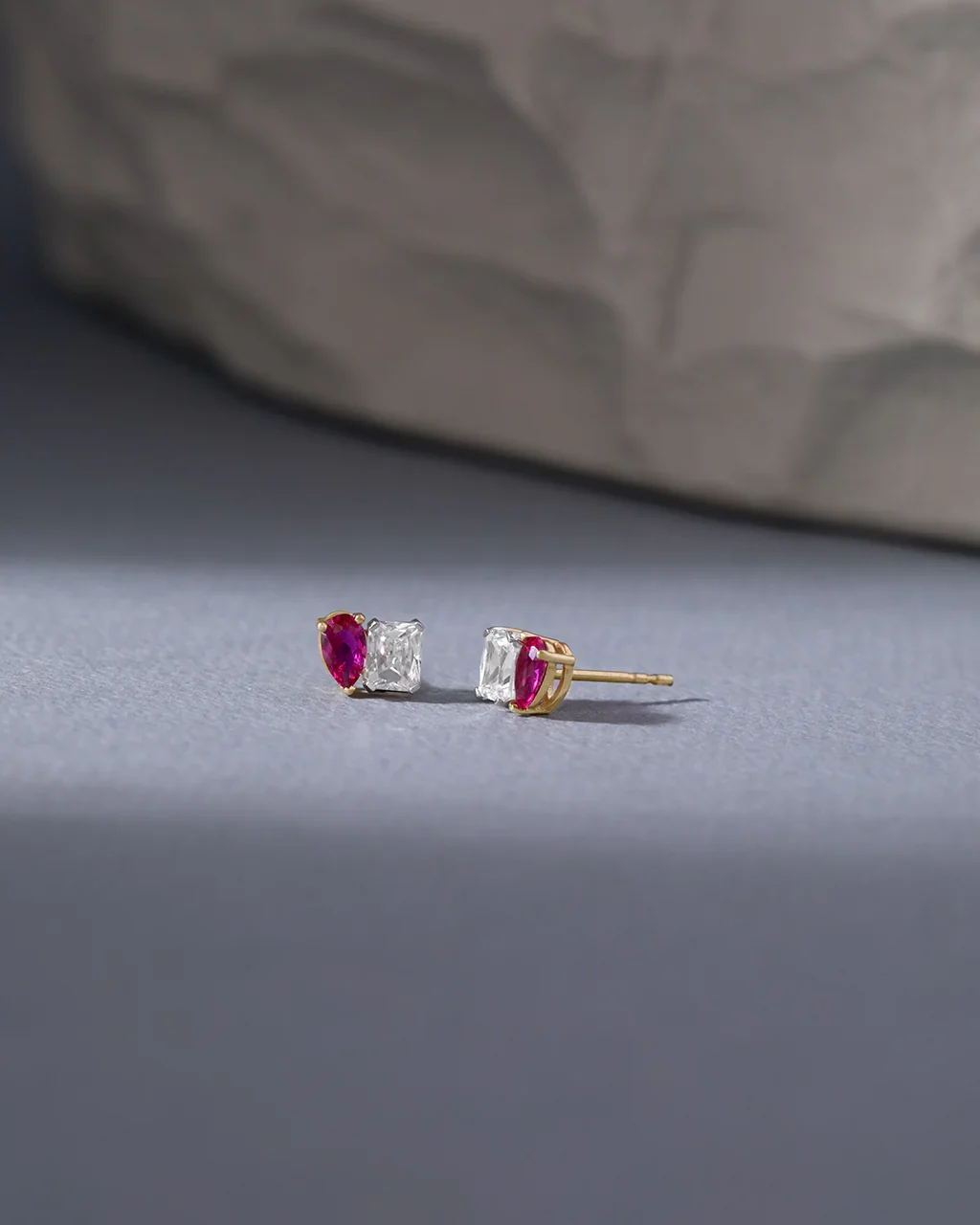 Gem Duo Stud Earrings - Image 5