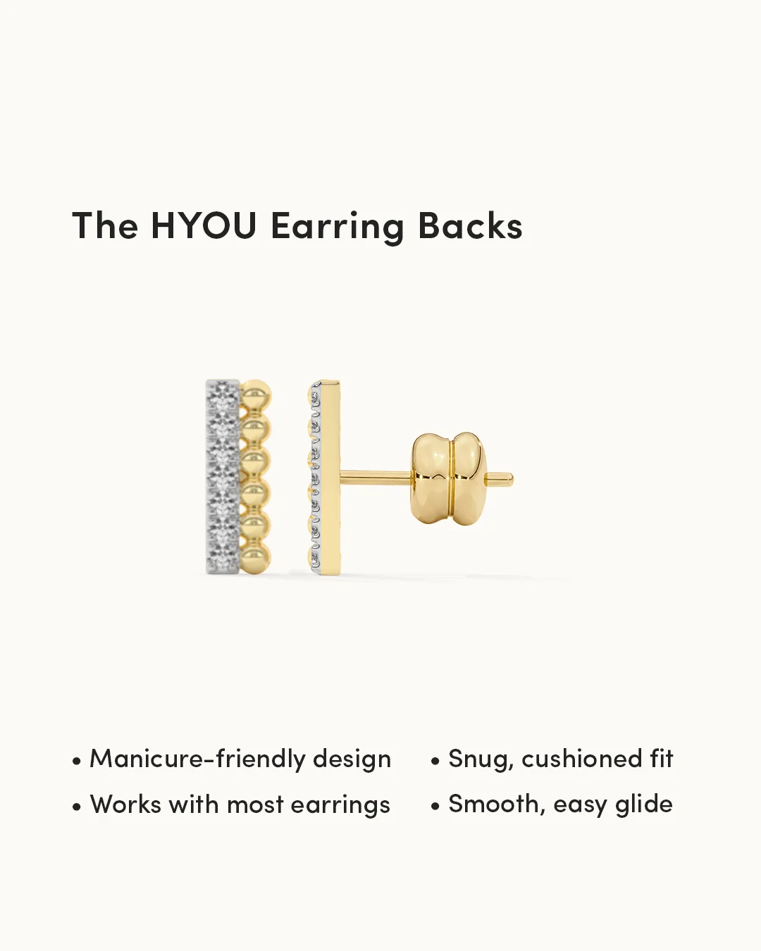 Gleaming Bar Diamond Earrings - Image 3