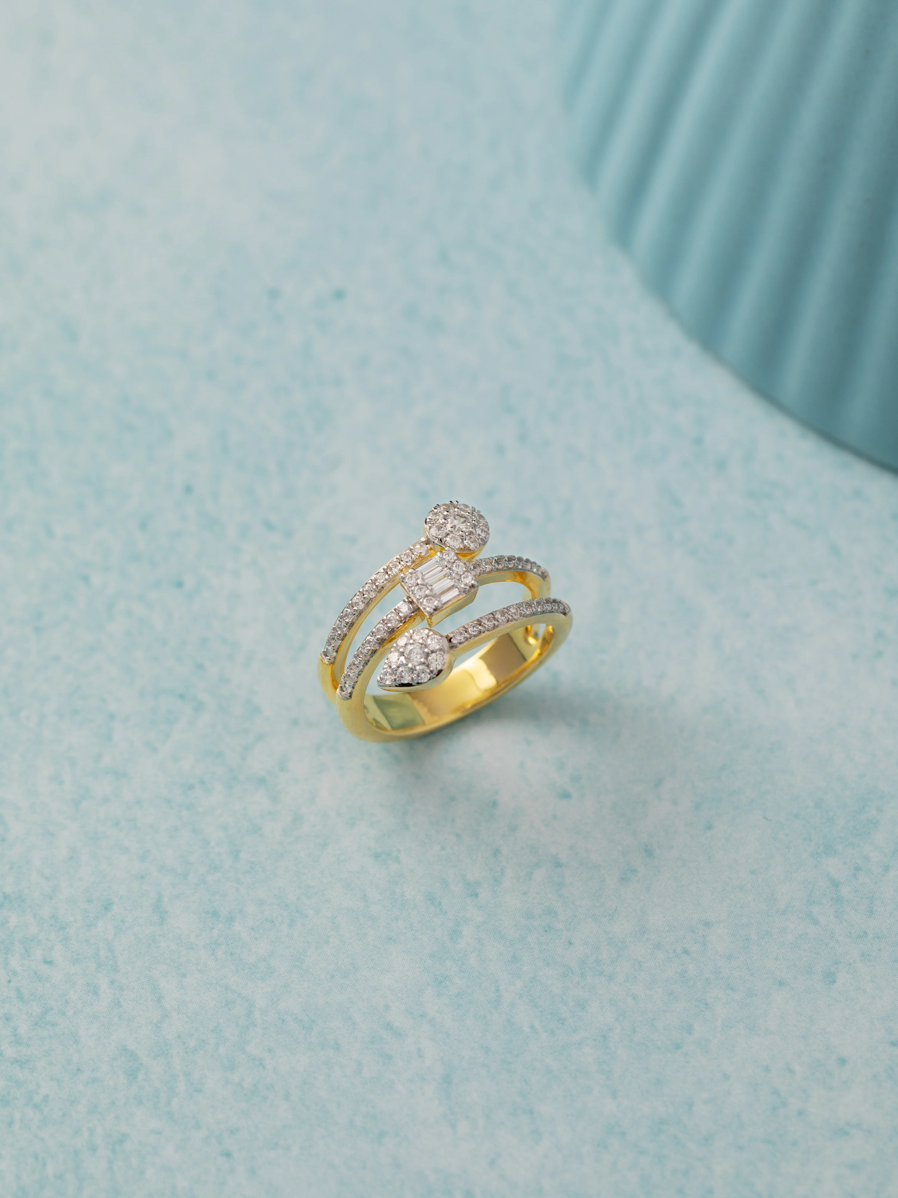 Glint Diamond Coil Ring - Image 5