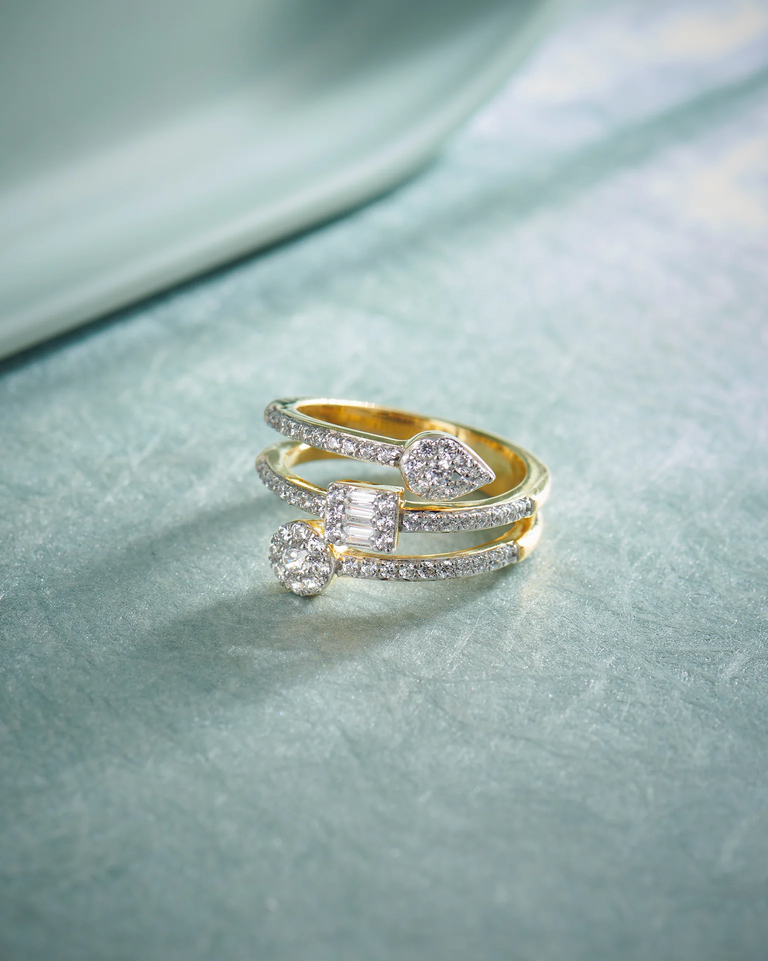 Glint Diamond Coil Ring - Image 6