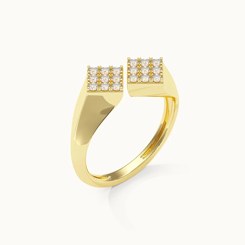 Grid Diamond Ring - Image 3