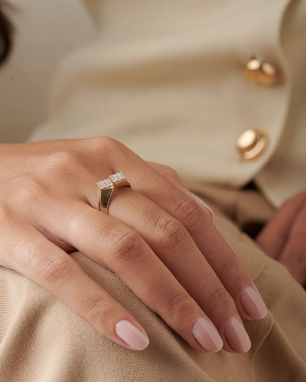 Grid Diamond Ring - Image 4
