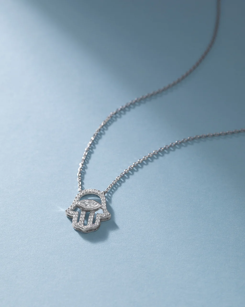 Hamsa Marquise Necklace - Image 5