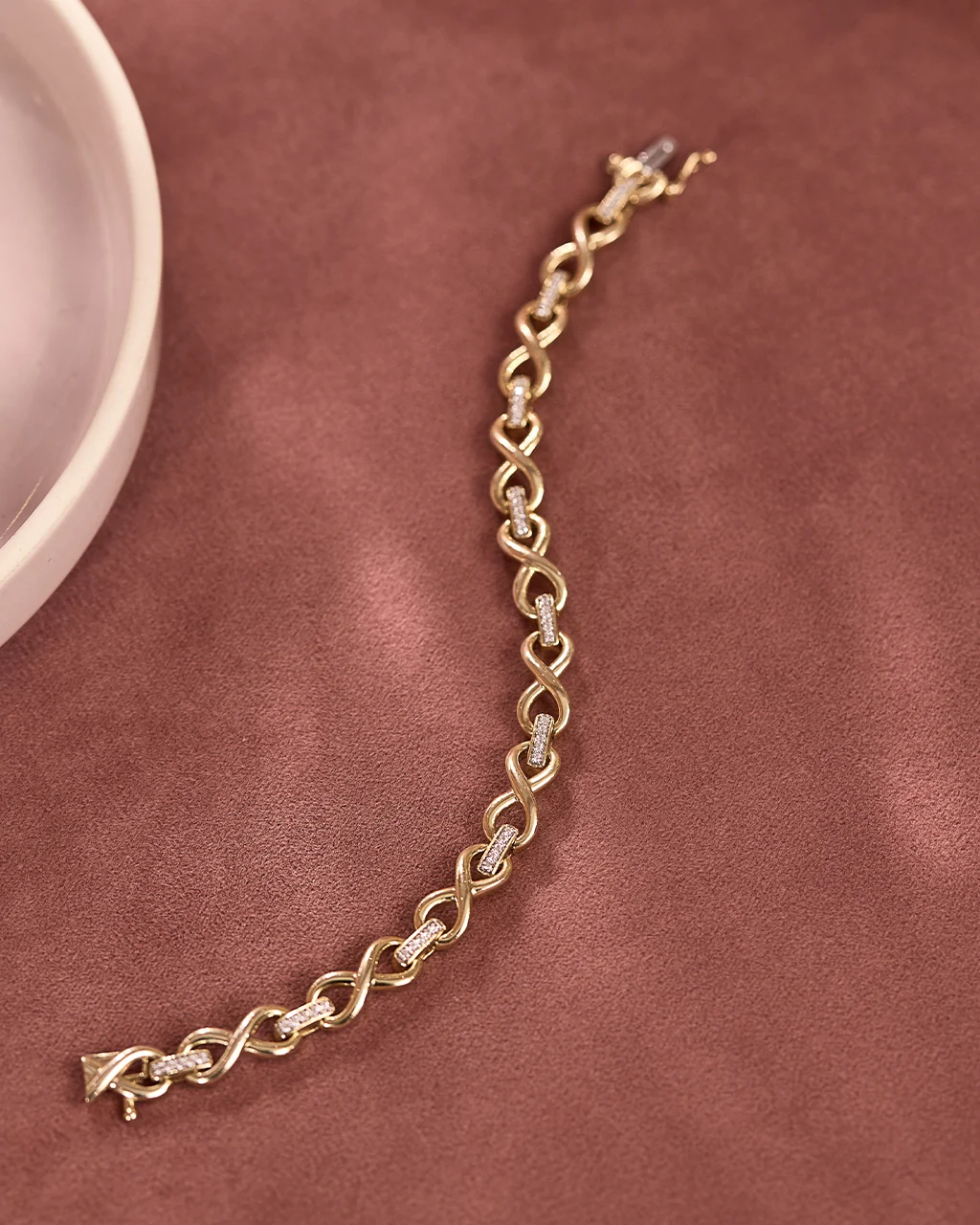 Infinity Grace Diamond Bracelet - Image 4