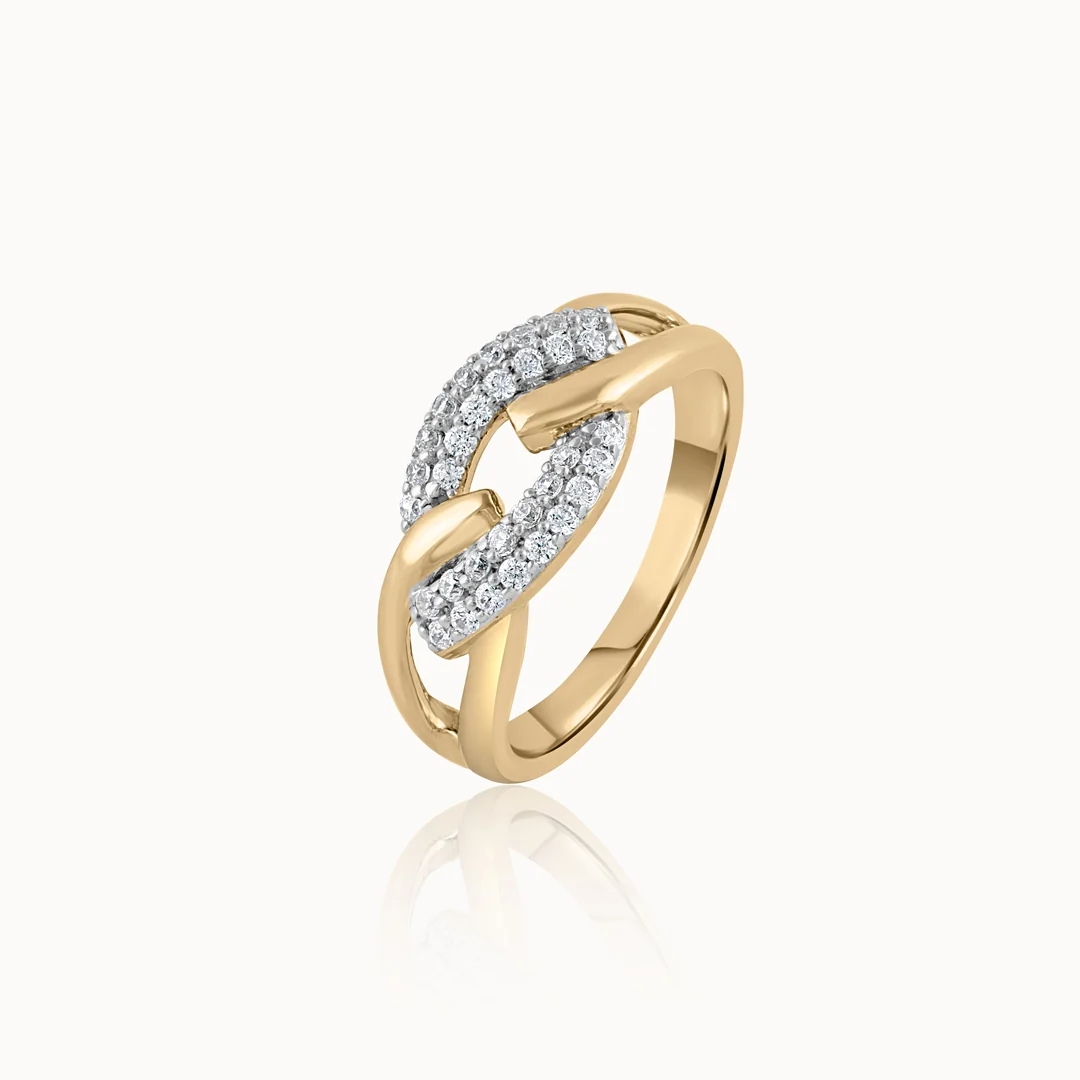 Infinity Tangle Diamond Ring - Image 3