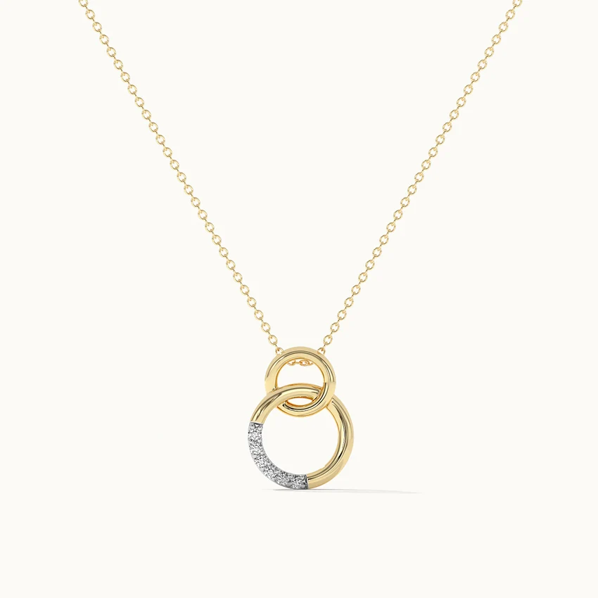 Interlinked Diamond Necklace - Image 3