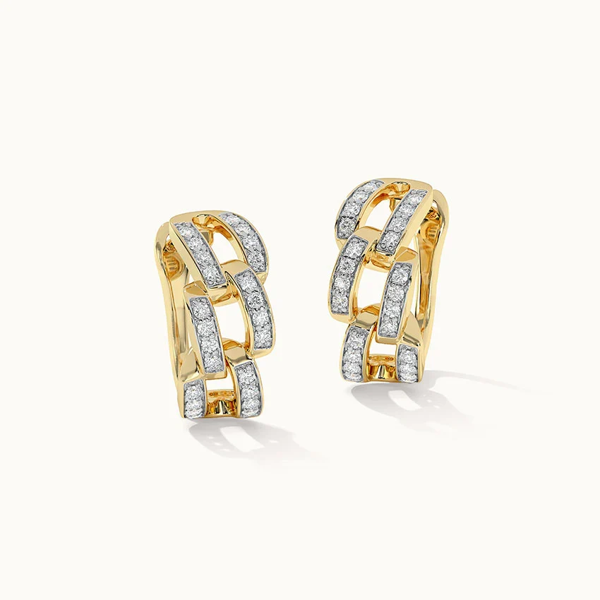 Interlocked Chain Hoops - Image 3
