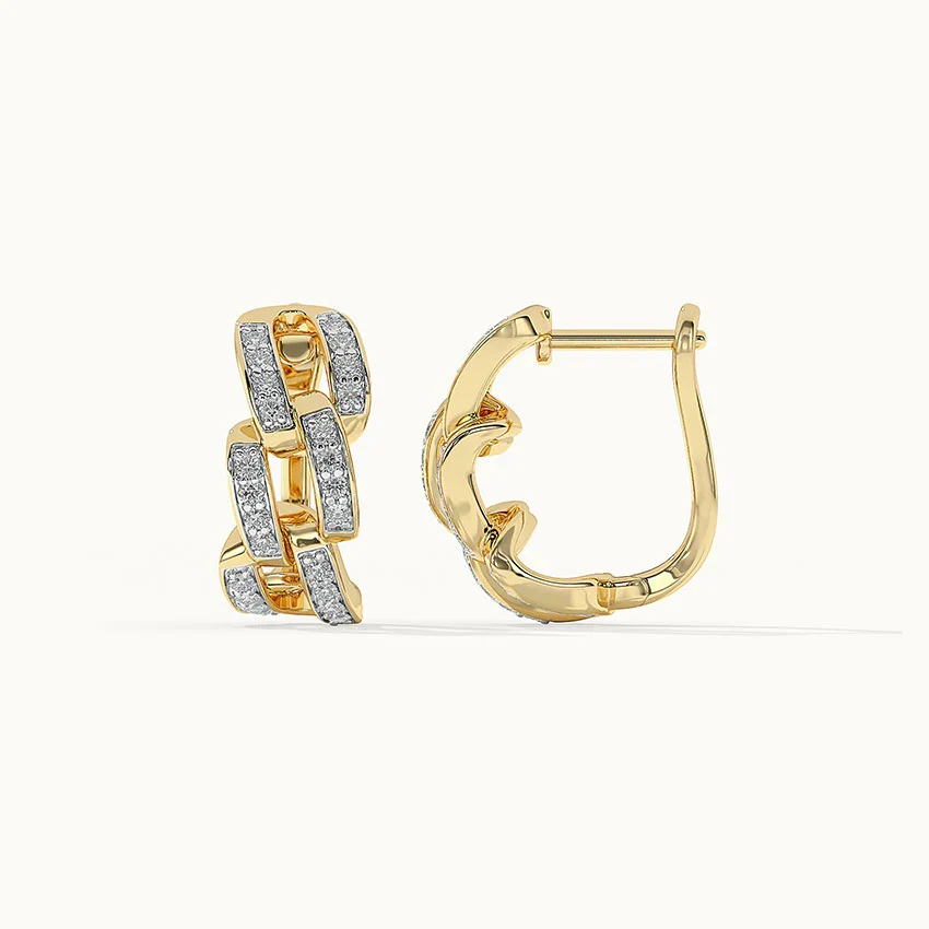 Interlocked Chain Hoops - Image 5