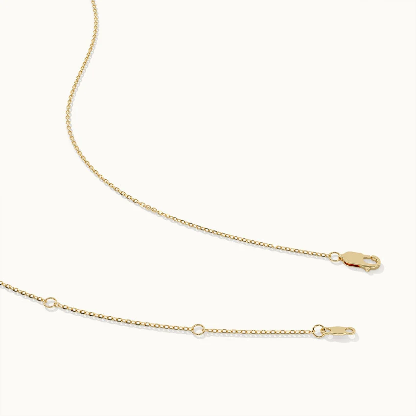 Interlocked Paperclip Diamond Necklace - Image 5