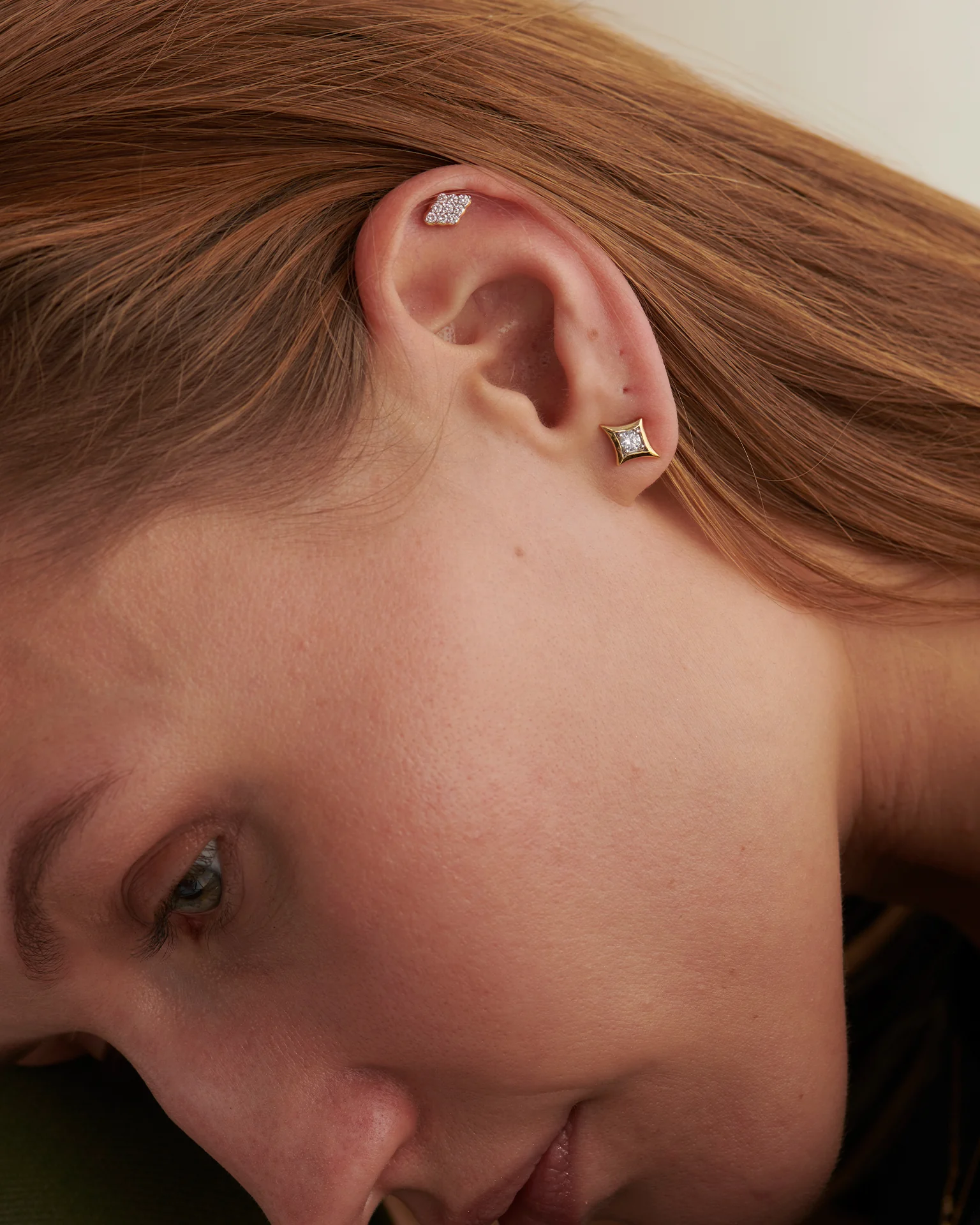 Kite Diamond Earrings - Image 2