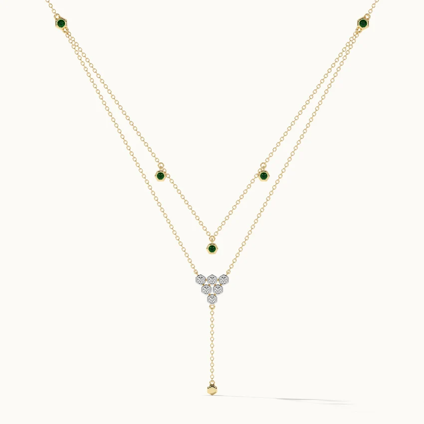 Layered Diamond Necklace - Image 3