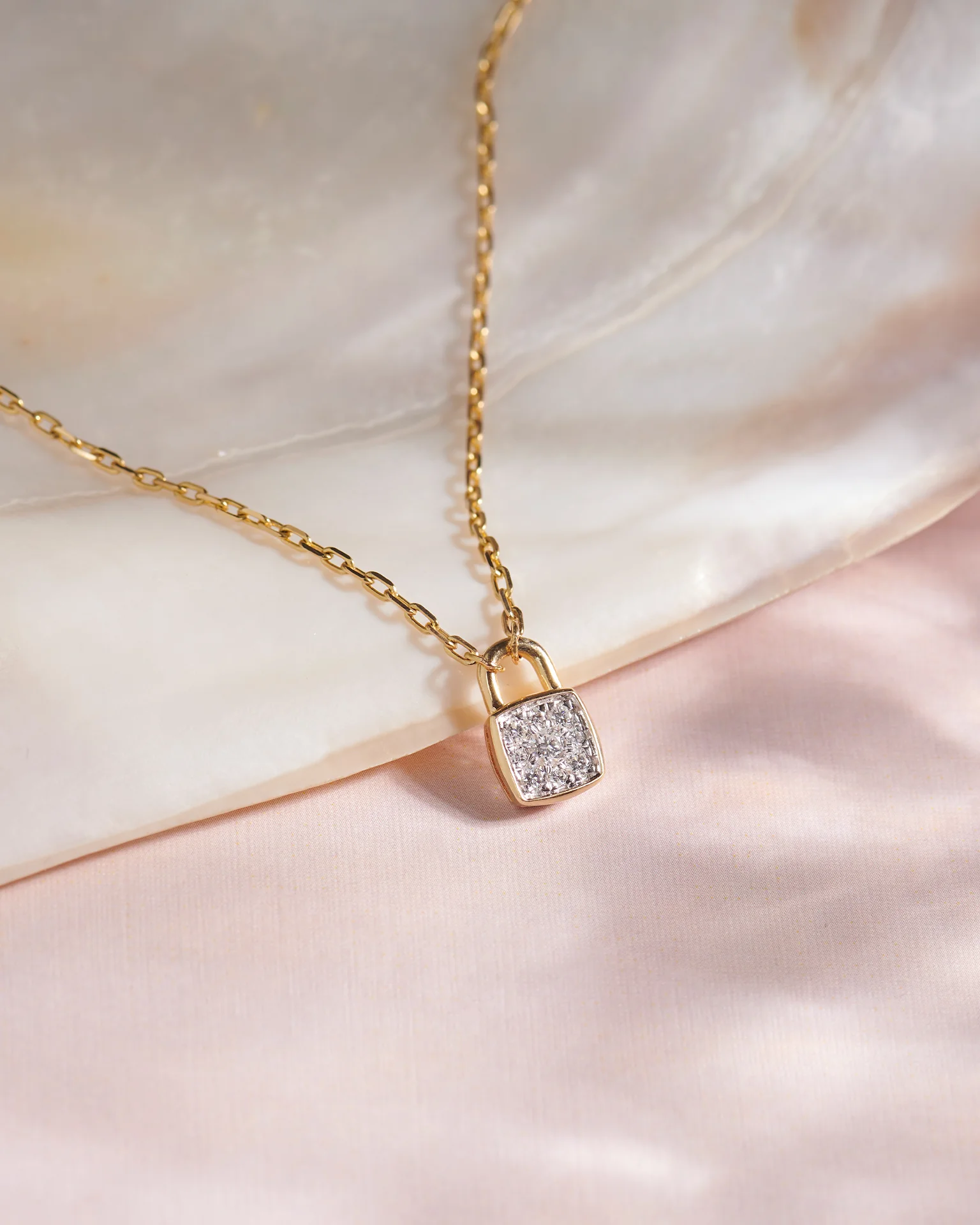 Love Lock Diamond Necklace - Image 6