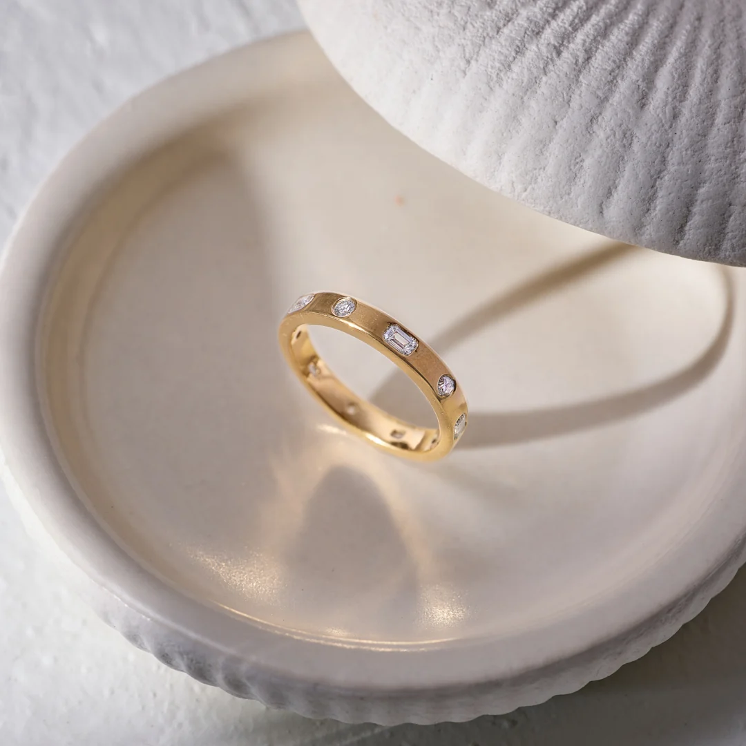 Luxe Diamond Stackable Band