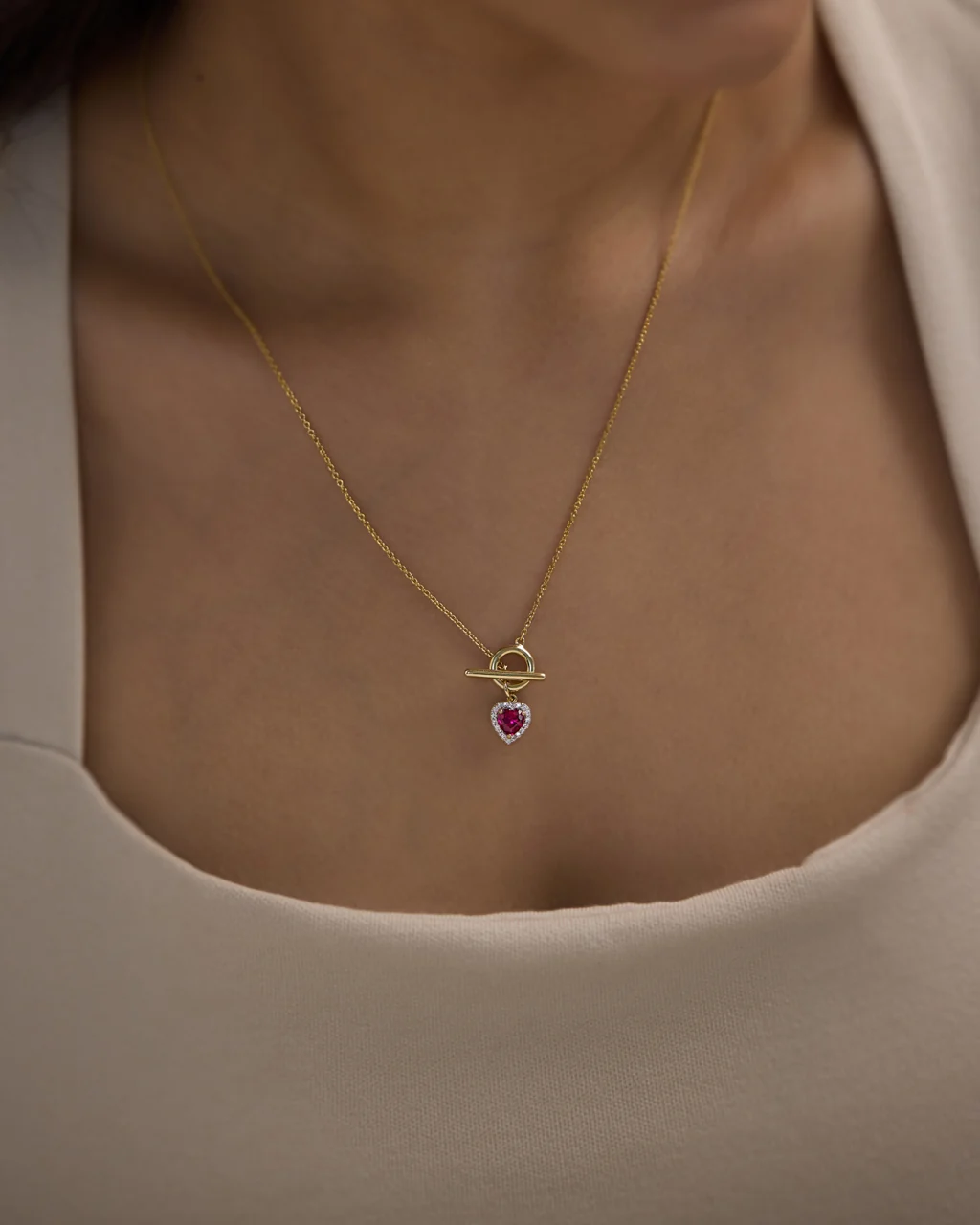 LuxeGem Toggle Necklace - Image 2