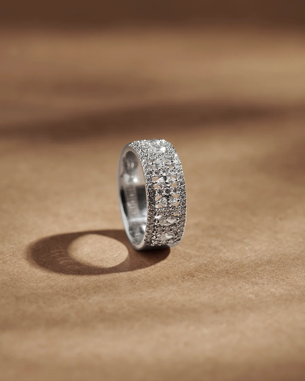 Marquise Row Diamond Ring - Image 6