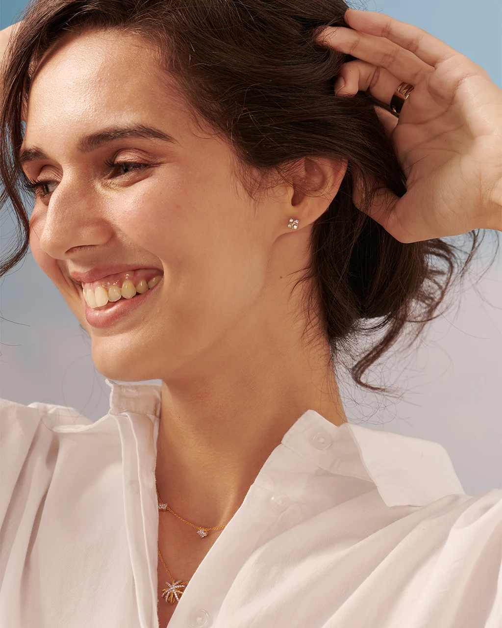 Mini Diamond Spark Studs - Image 4