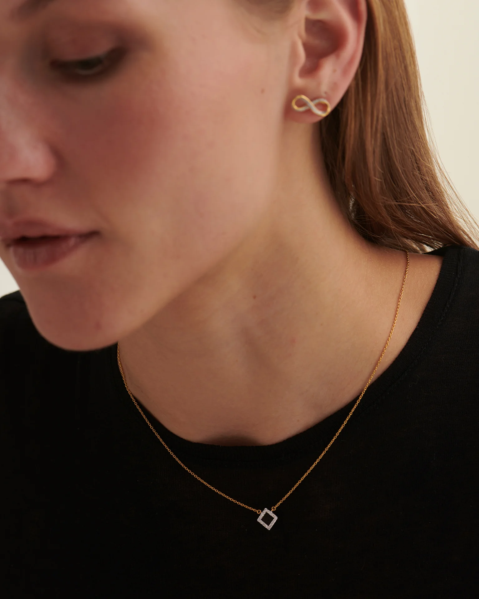 Minimal Square Necklace - Image 2