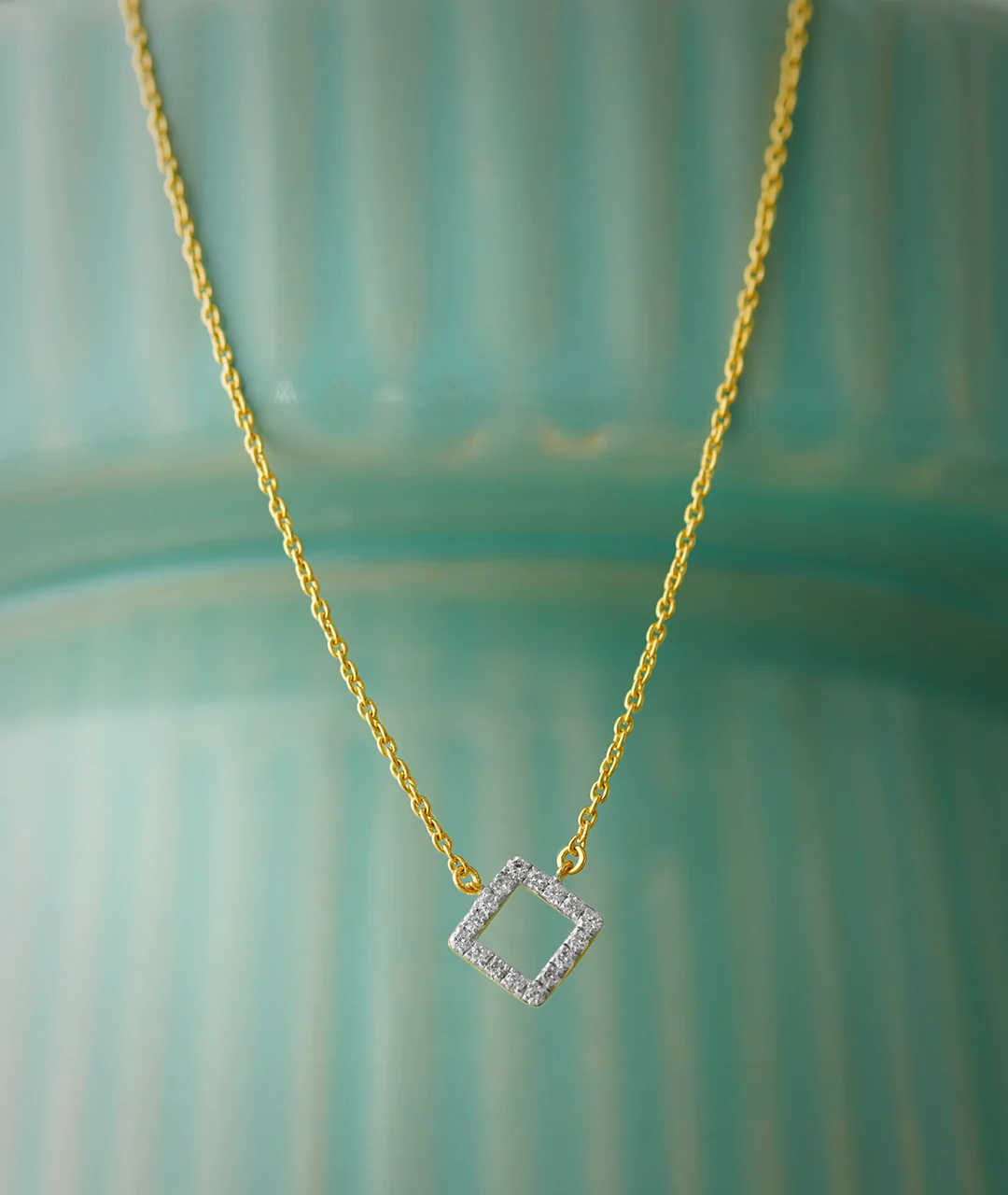 Minimal Square Necklace - Image 5