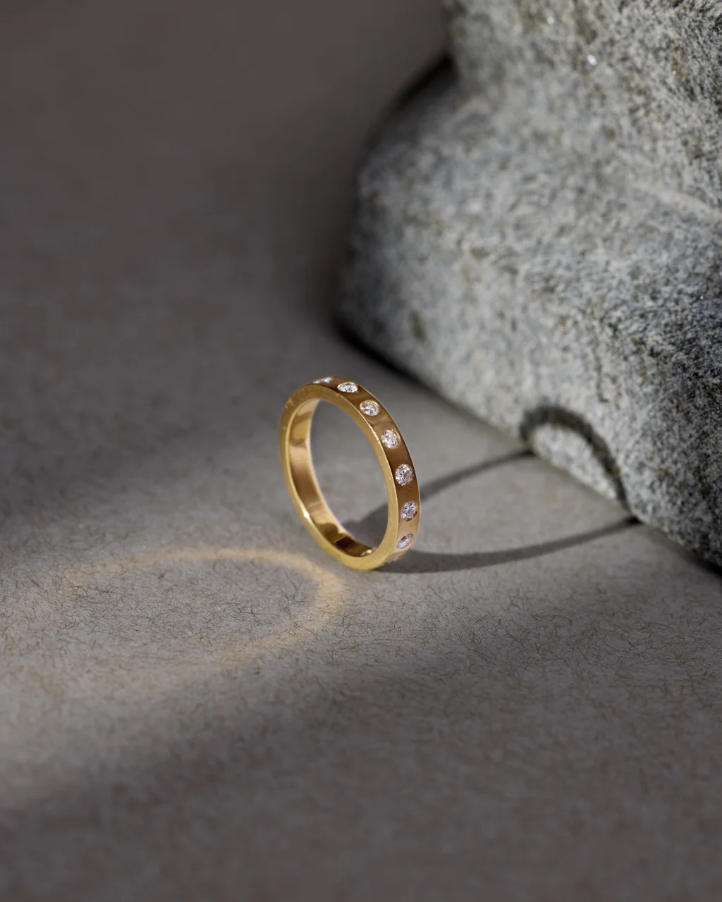 Minimalist Diamond Stackable Band - Image 4