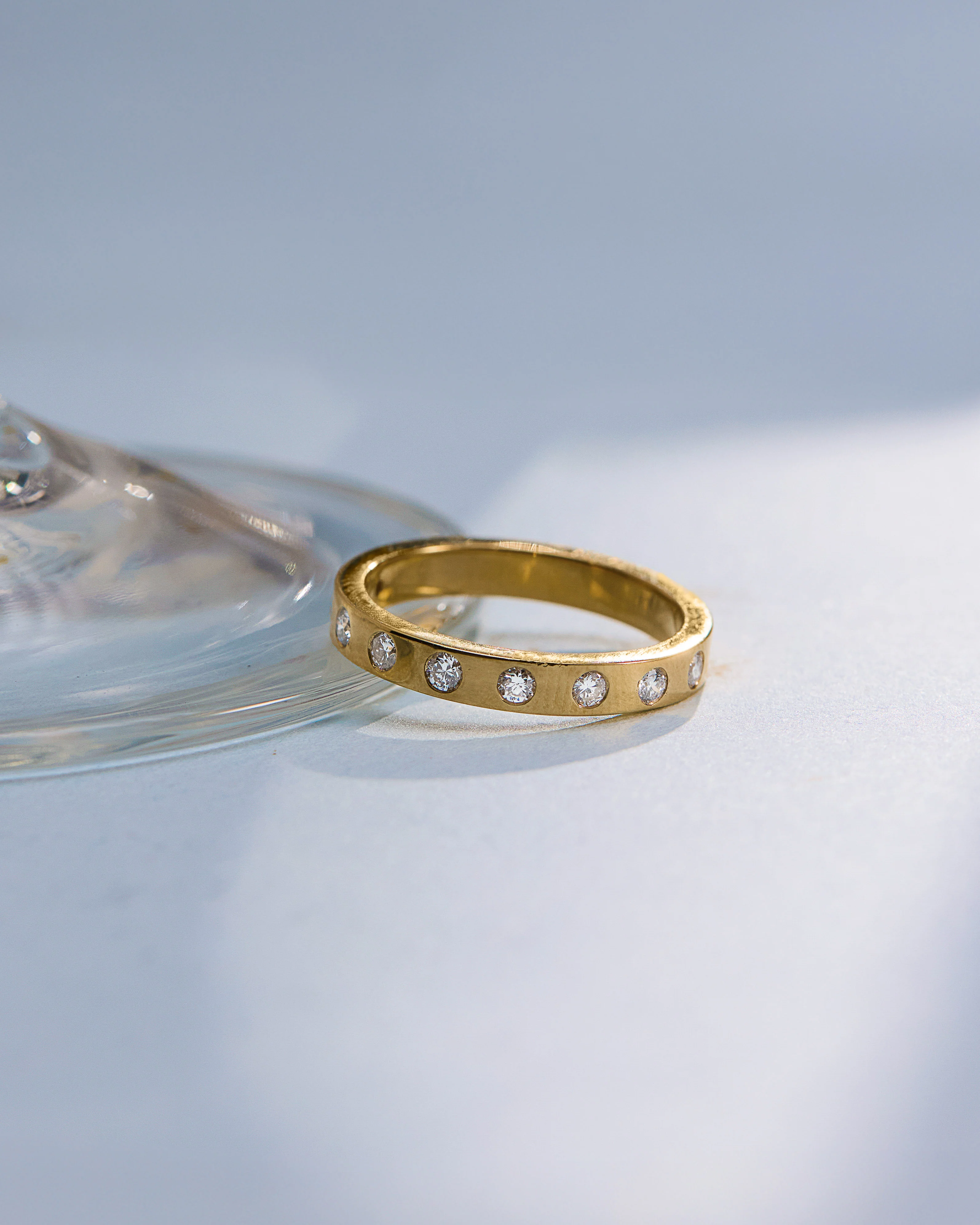 Minimalist Diamond Stackable Band - Image 5