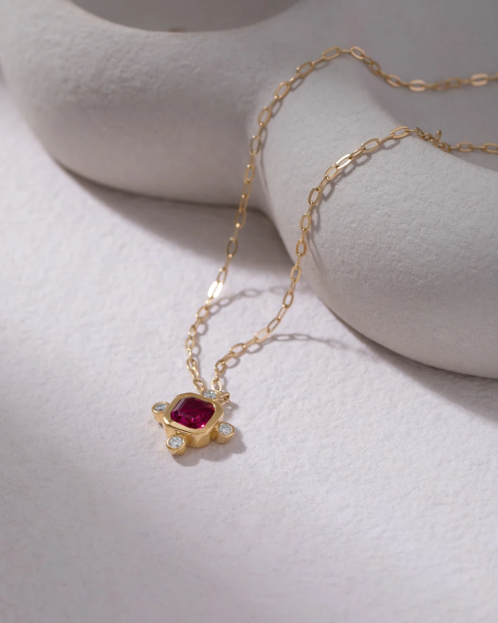 Modern Gem Necklace - Image 5