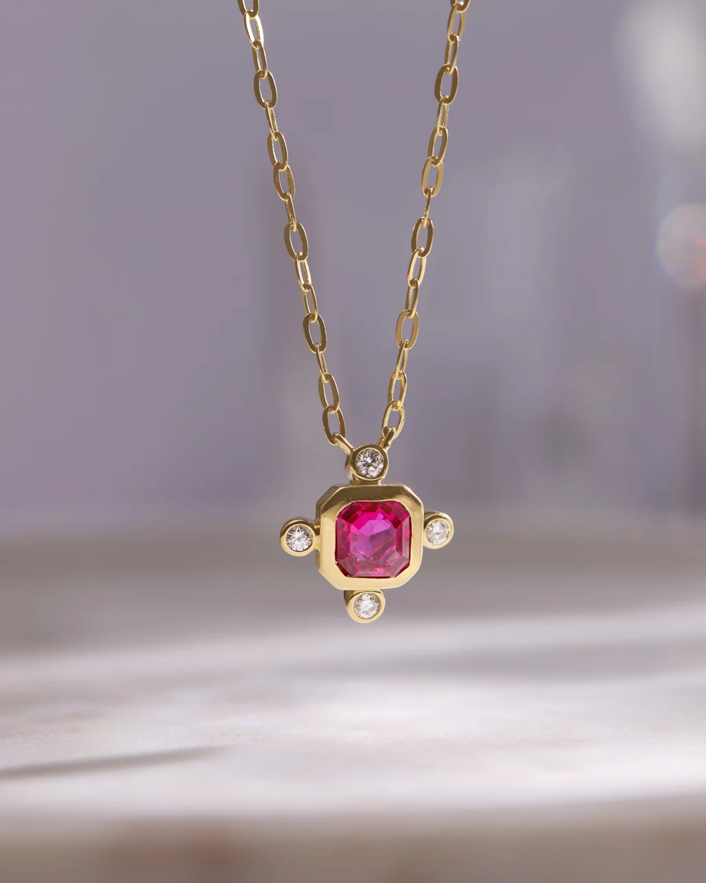 Modern Gem Necklace - Image 6