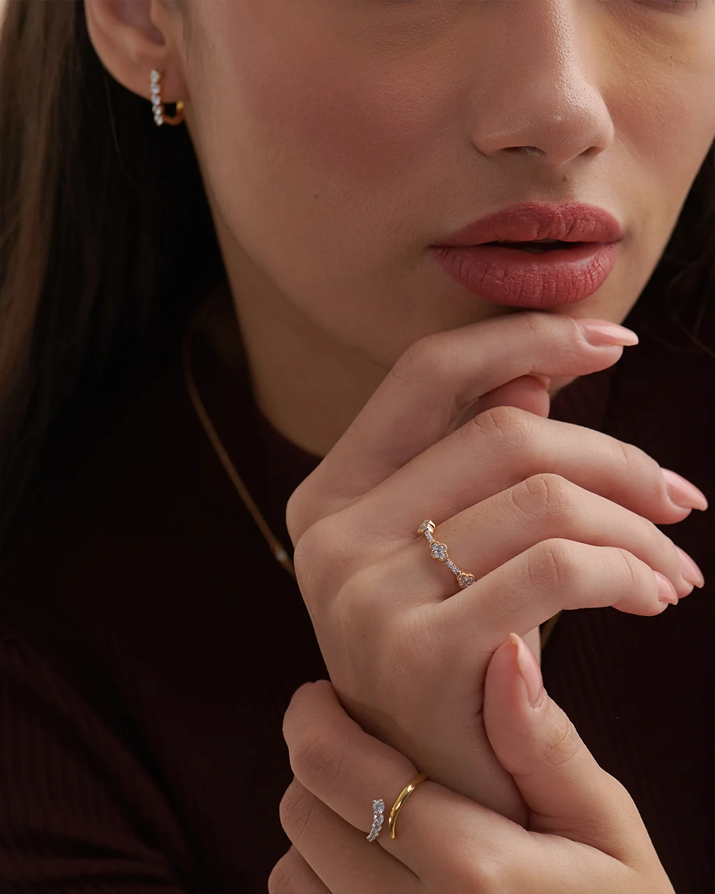 Three-Flower Diamond Ring - Image 4