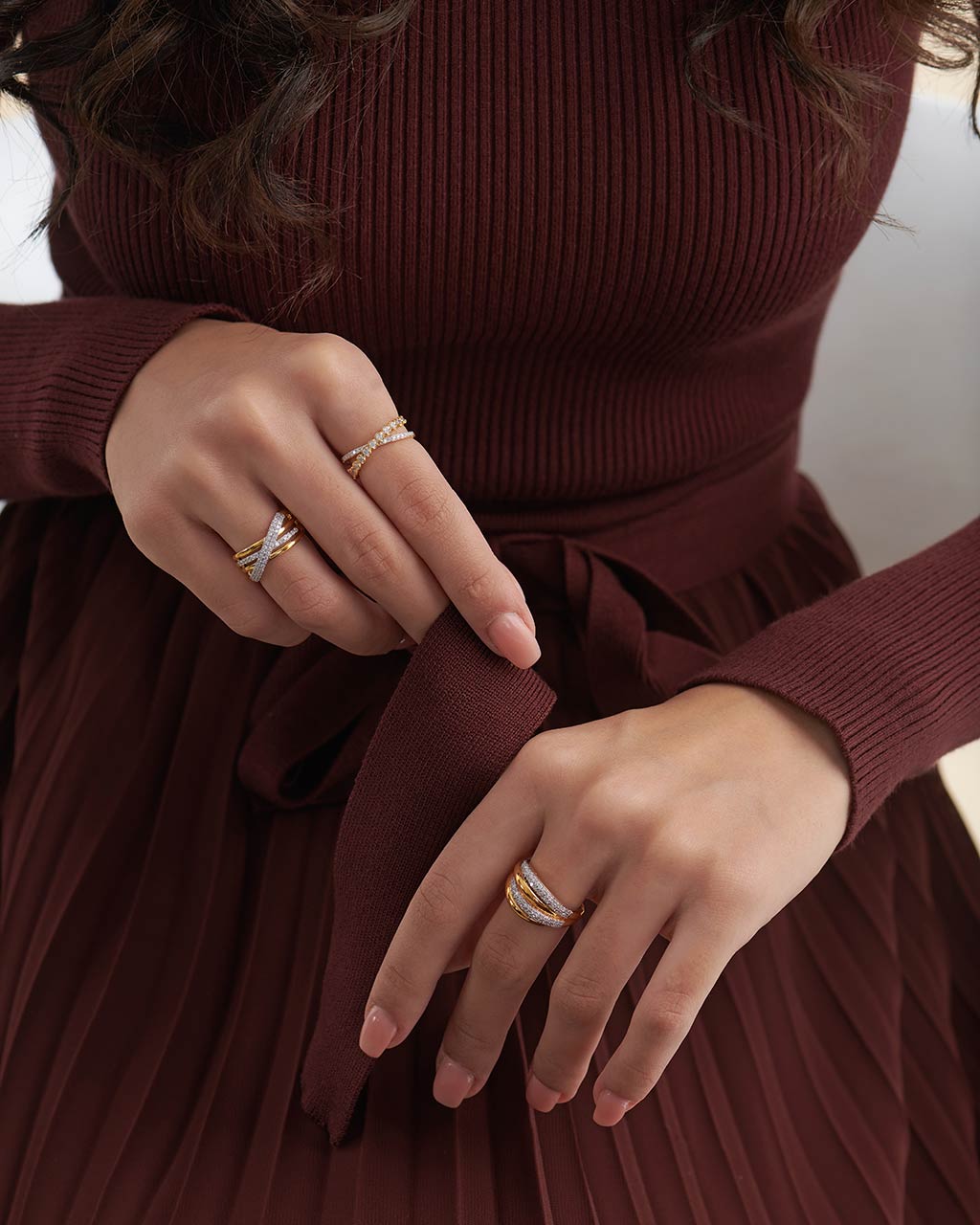 Multi-Layered Diamond Ring - Image 3