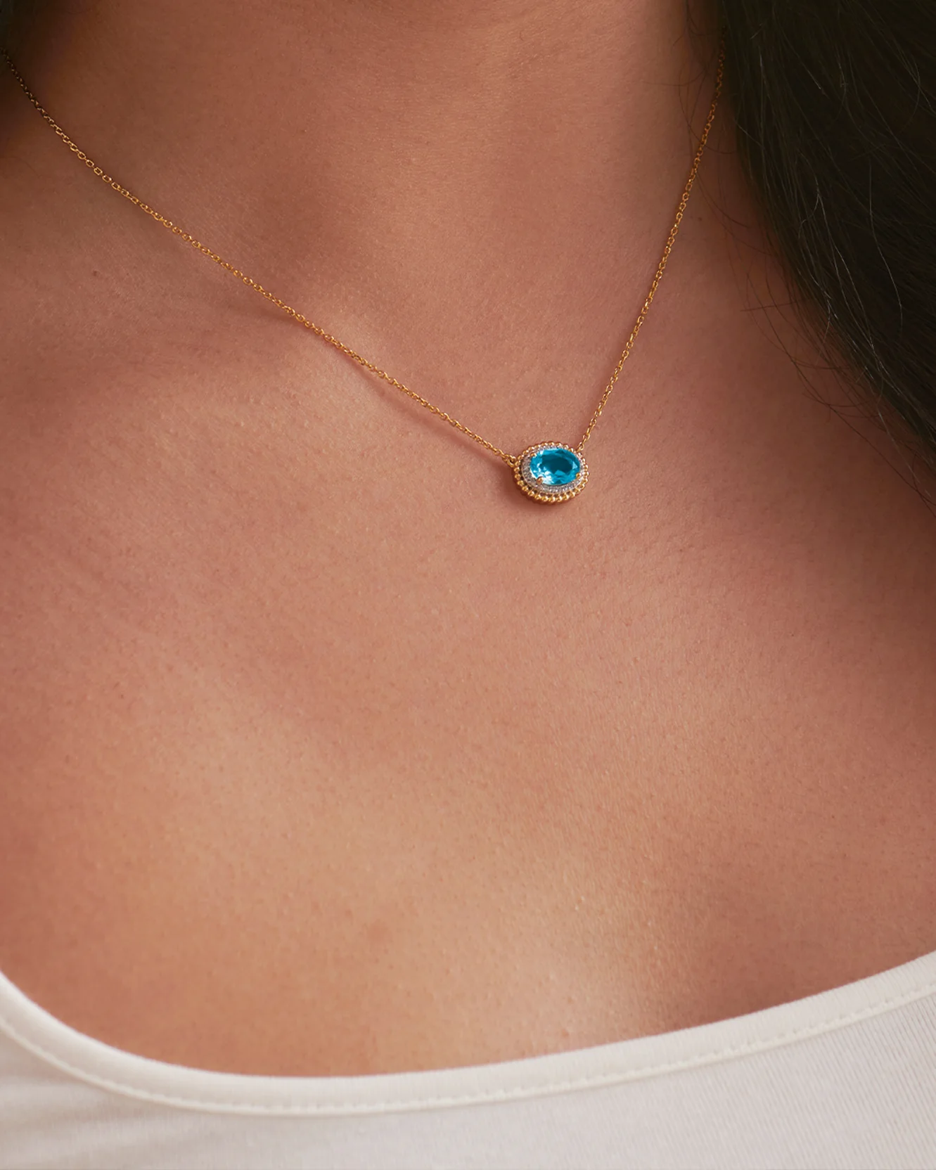 Natural Topaz Necklace - Image 2