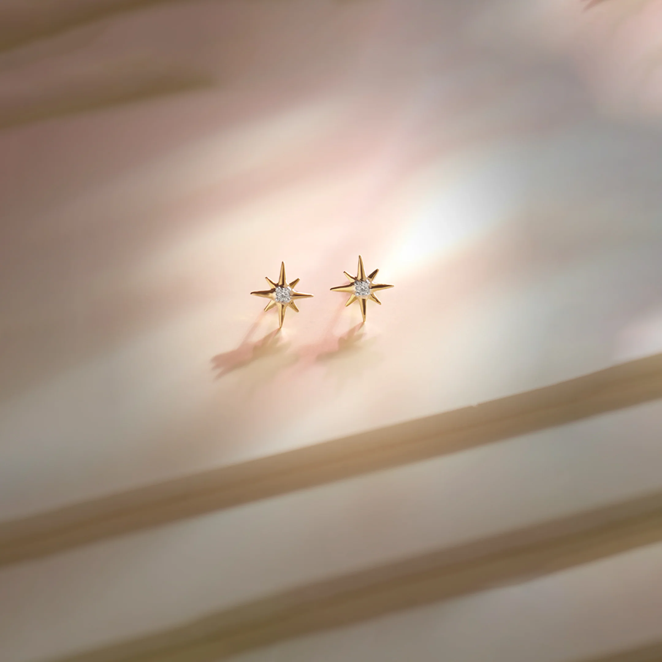 North Star Small Diamond Earrings