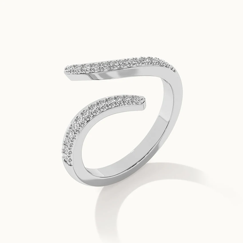 Open Wrap Diamond Band - Image 4