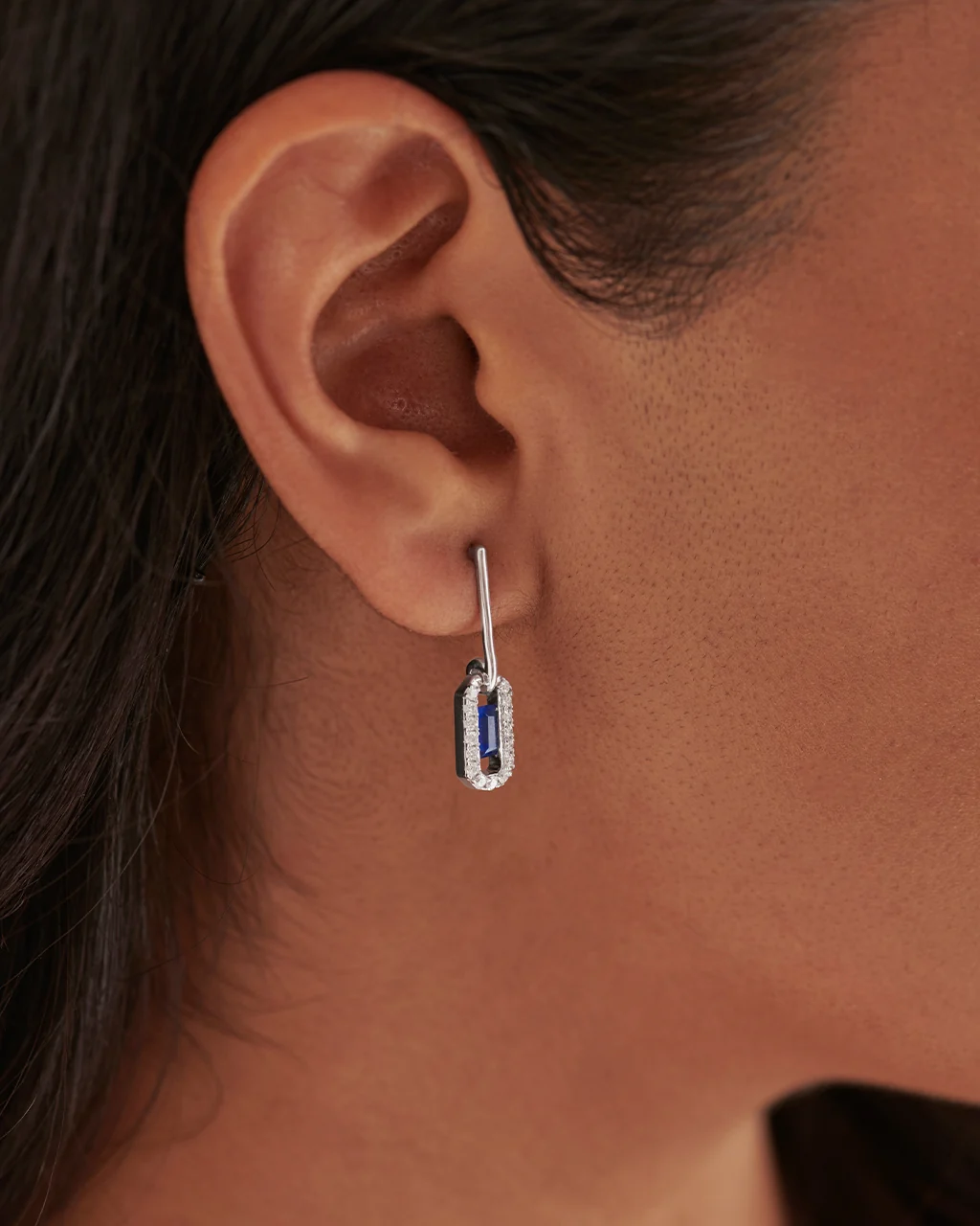 Paperclip Drop Earrings - Image 2