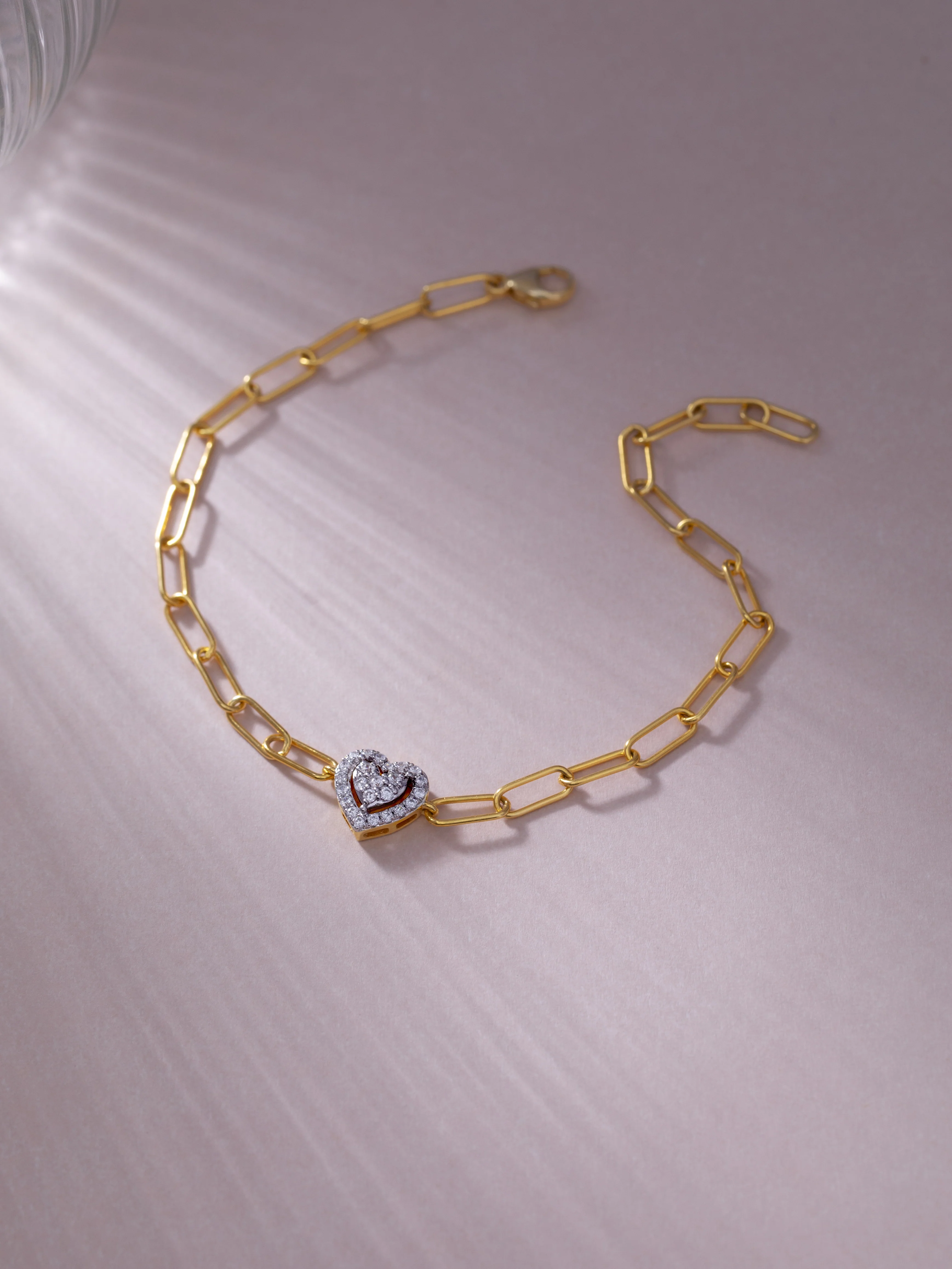 Paperclip Elegant Heart Bracelet - Image 5