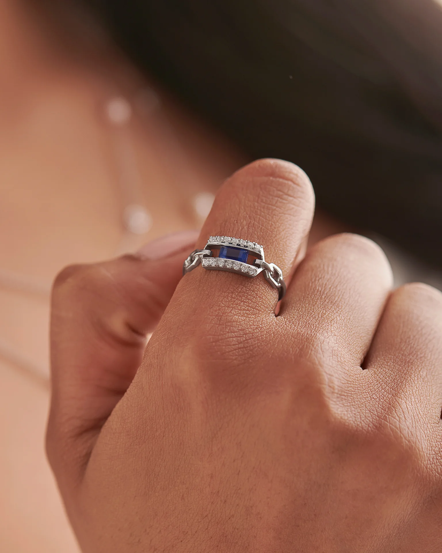 Paperclip Link Ring - Image 2