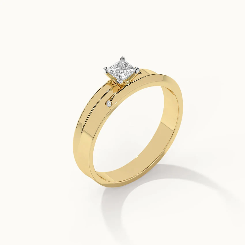 Princess Solitaire Ring - Image 6