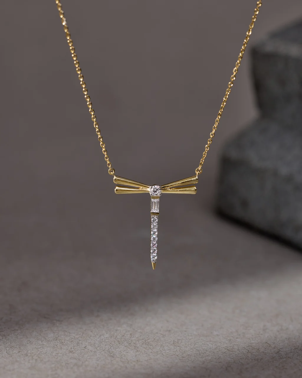 Radiant Dragonfly Diamond Necklace - Image 6