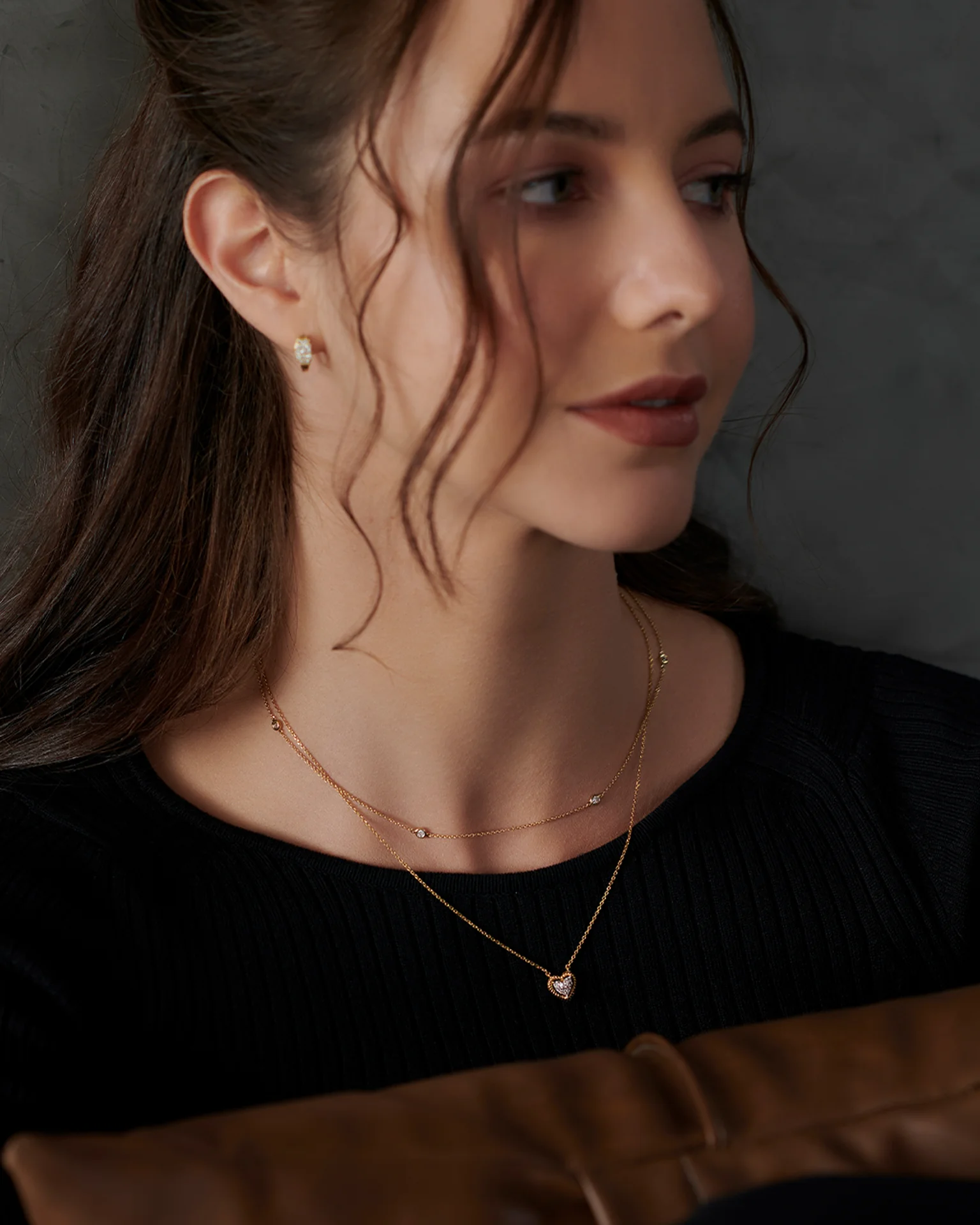 Rope Heart Diamond Necklace - Image 4