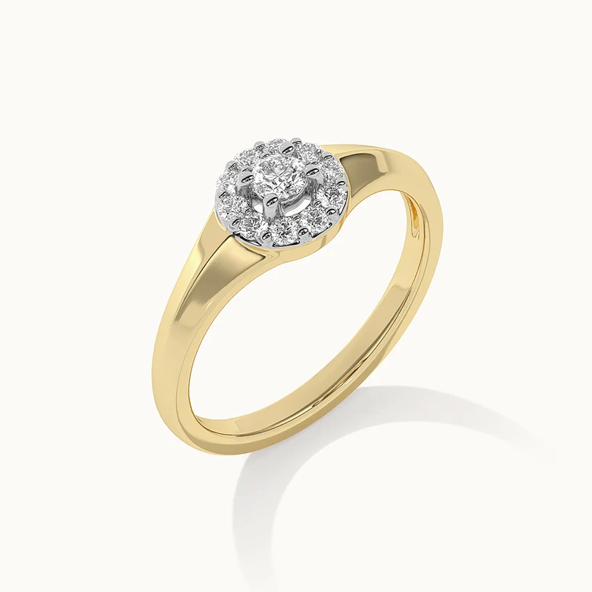 Round Halo Diamond Ring - Image 3