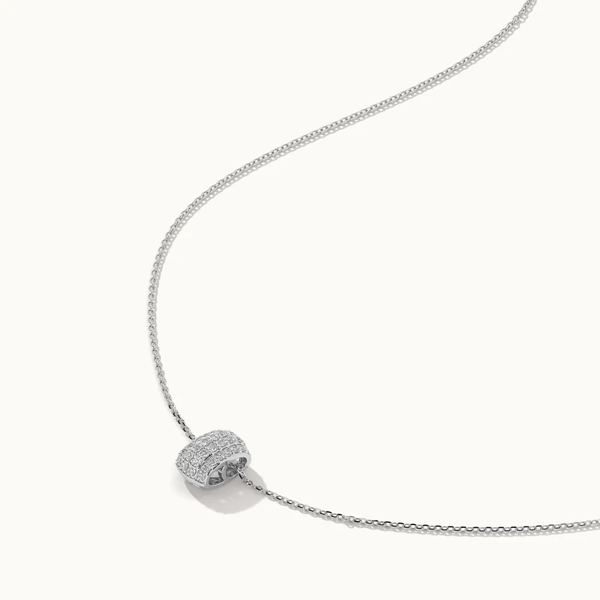 Roundel Diamond Necklace - Image 5
