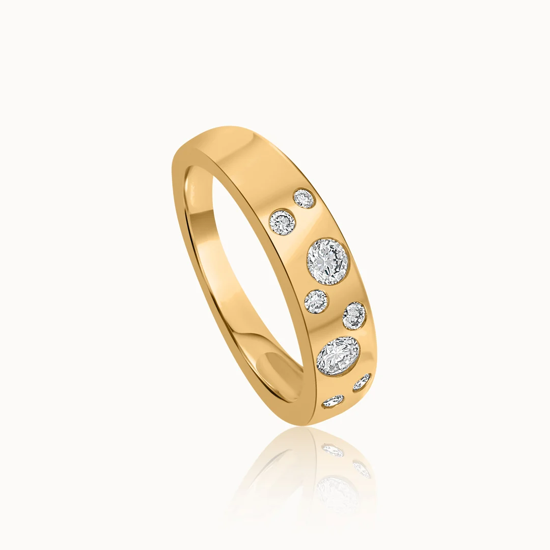 Scatter Wide Diamond Band - Image 3