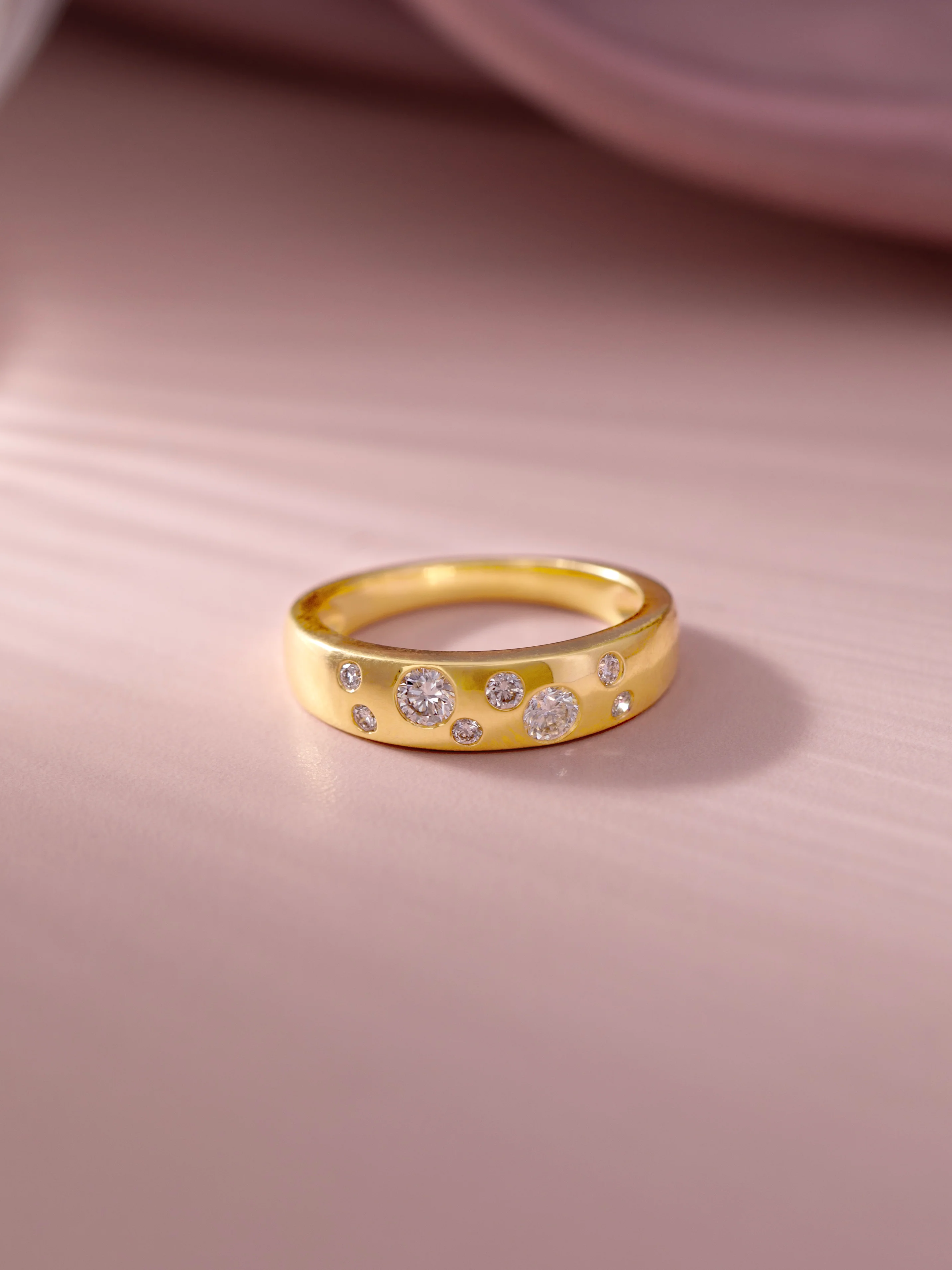 Scatter Wide Diamond Band - Image 5