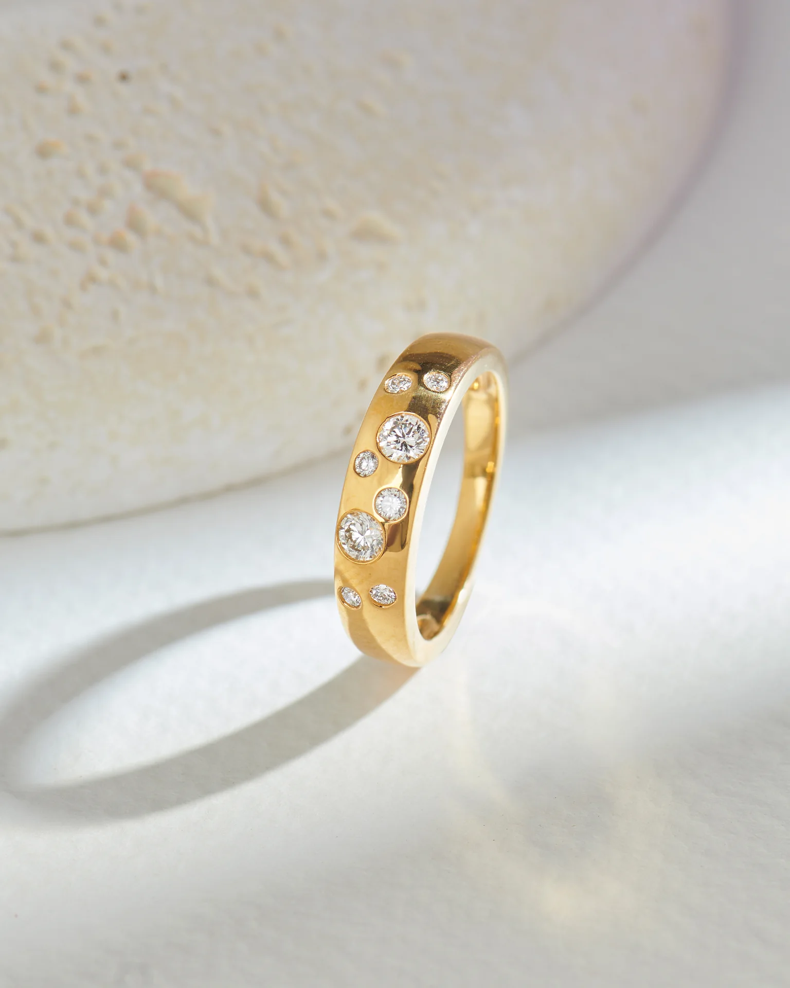 Scatter Wide Diamond Band - Image 6