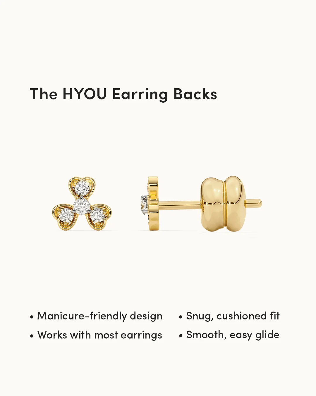 Shamrock Diamond Earrings - Image 4
