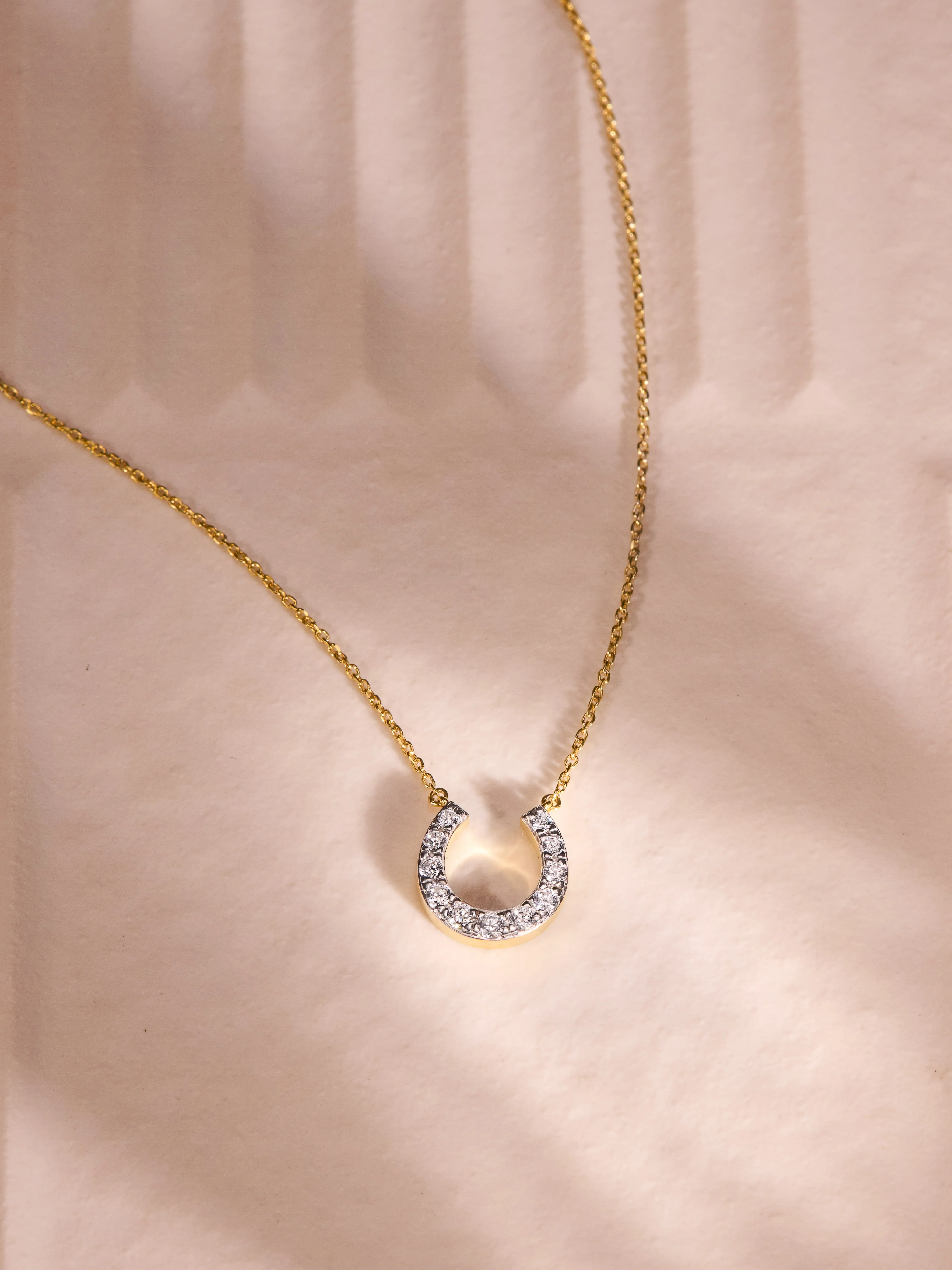 Shimmering Horseshoe Diamond Necklace - Image 5