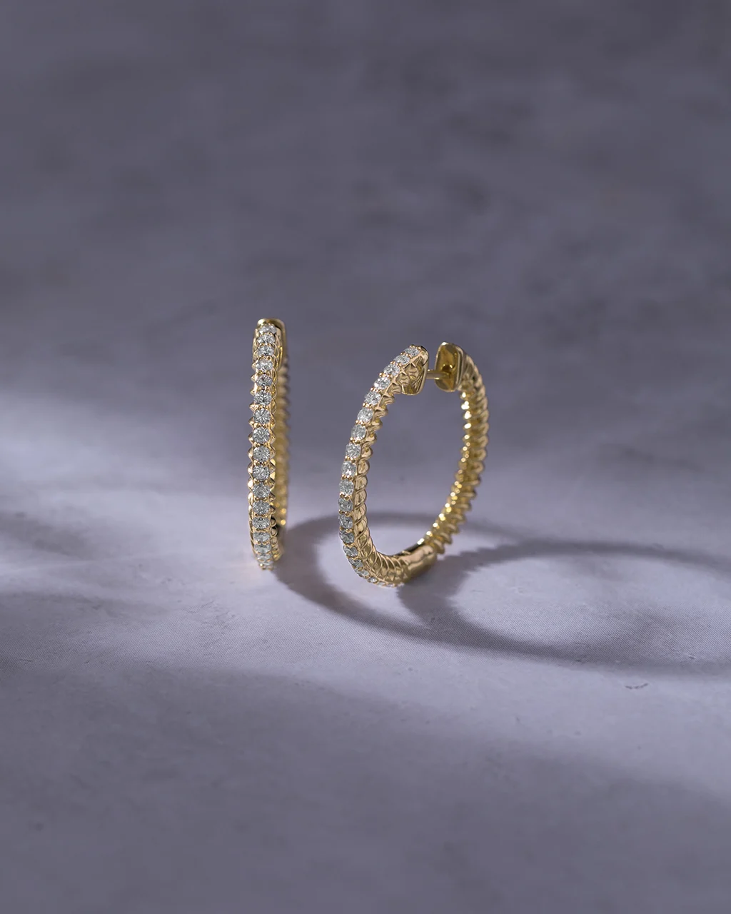 Shine Line Diamond Earrings - Image 5