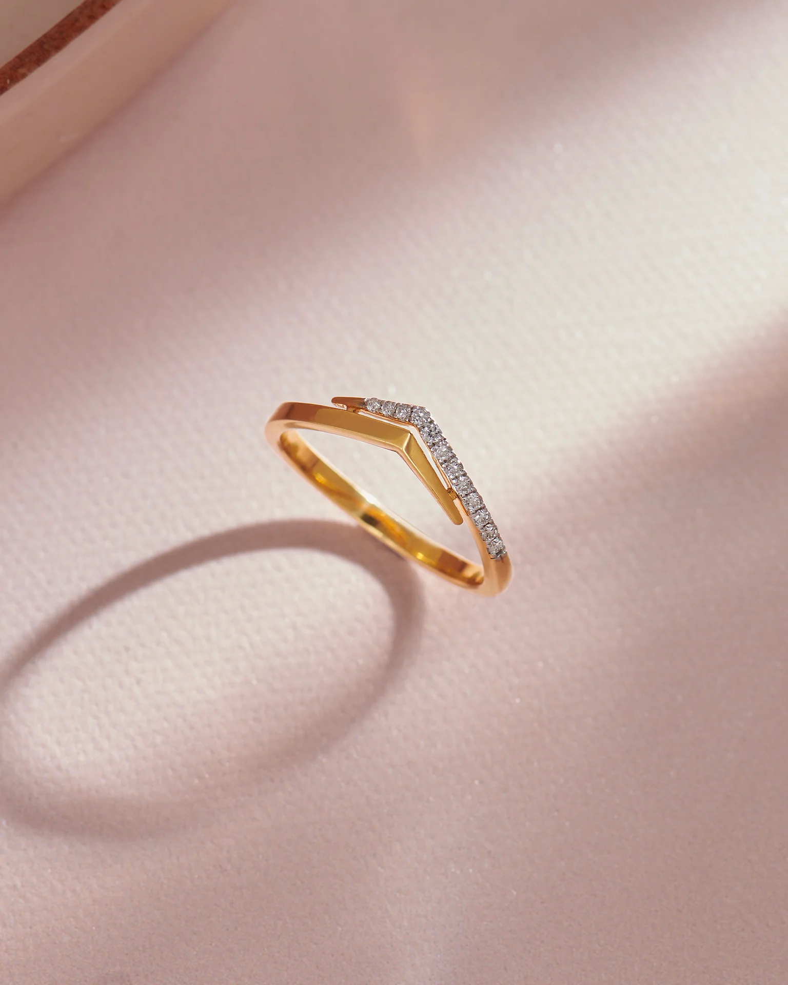 Sleek Chevron Ring - Image 6