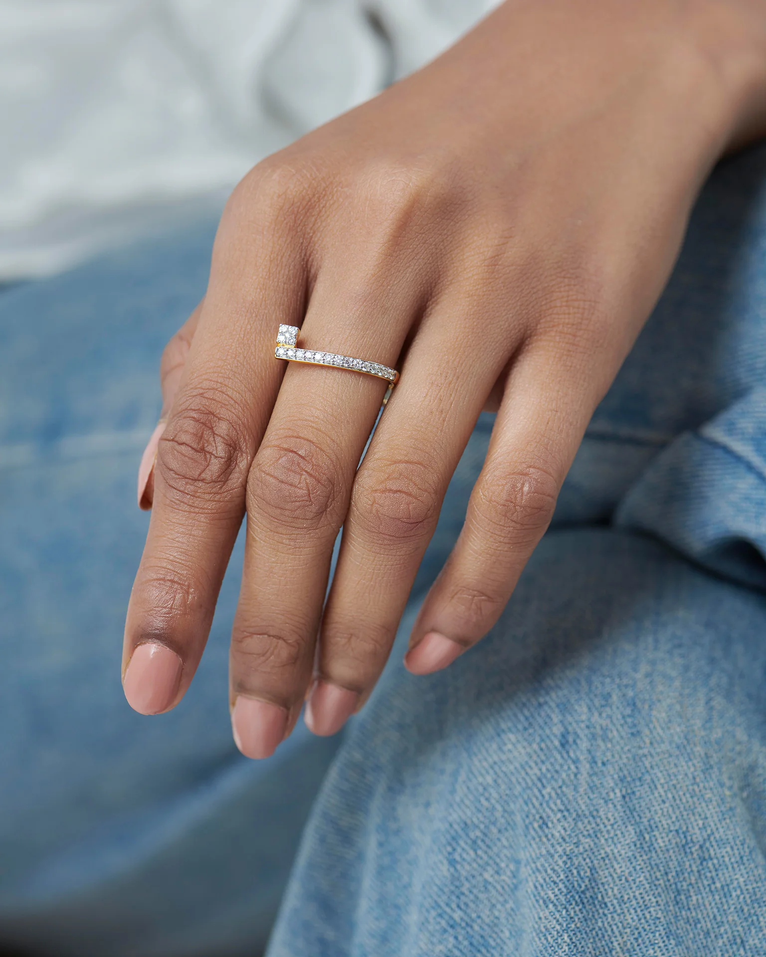 Sleek Diamond Band - Image 4